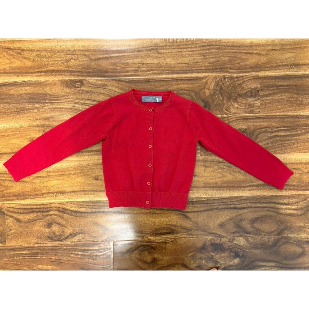Primary Cardigan, Cherry, Size 4-5